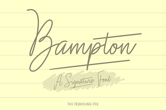 Bampton - Signature Type preview 6