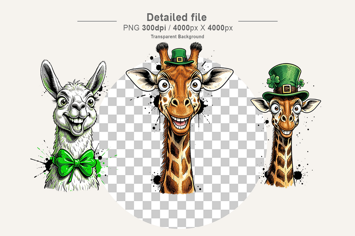 St Patricks Animal Sublimation, an Illustration by Artnoy (Photo 3 of 8)