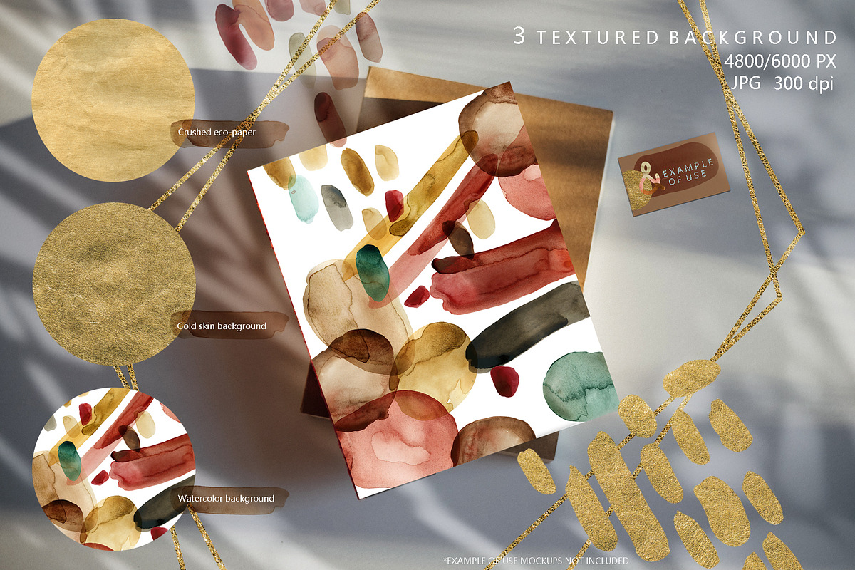 Watercolor Shapes & Texture, an Object Graphic by FineArt (Photo 4 of 16)