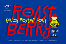 Roastberry - Fancy Poster Font