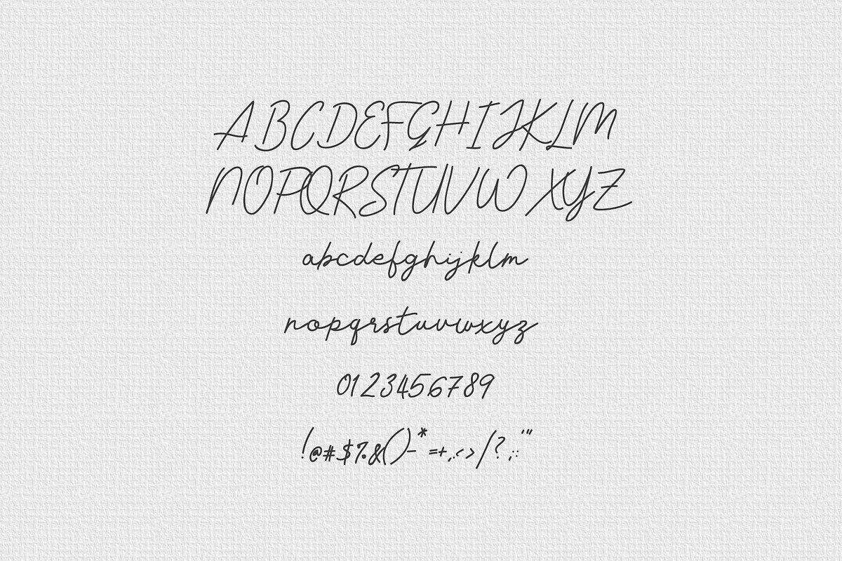 Livvie - Signature & Sans Font Duo preview 5