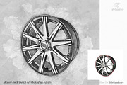 Tech Sketch Art Photoshop Action, an Action Add-On by SlideSalad (Thumbnail 28 of 49)