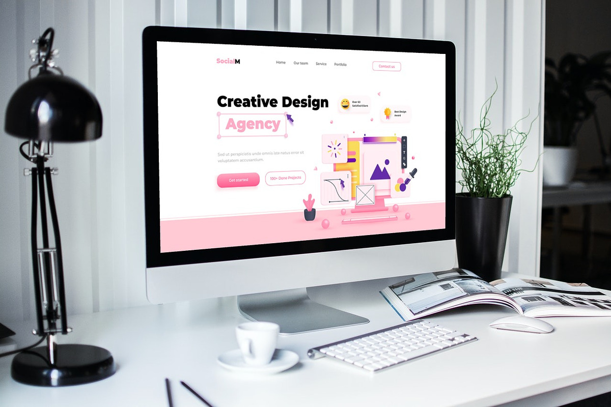 Modern 3d render illustration, a Templates & Theme by Creative Graphics (Photo 2 of 13)