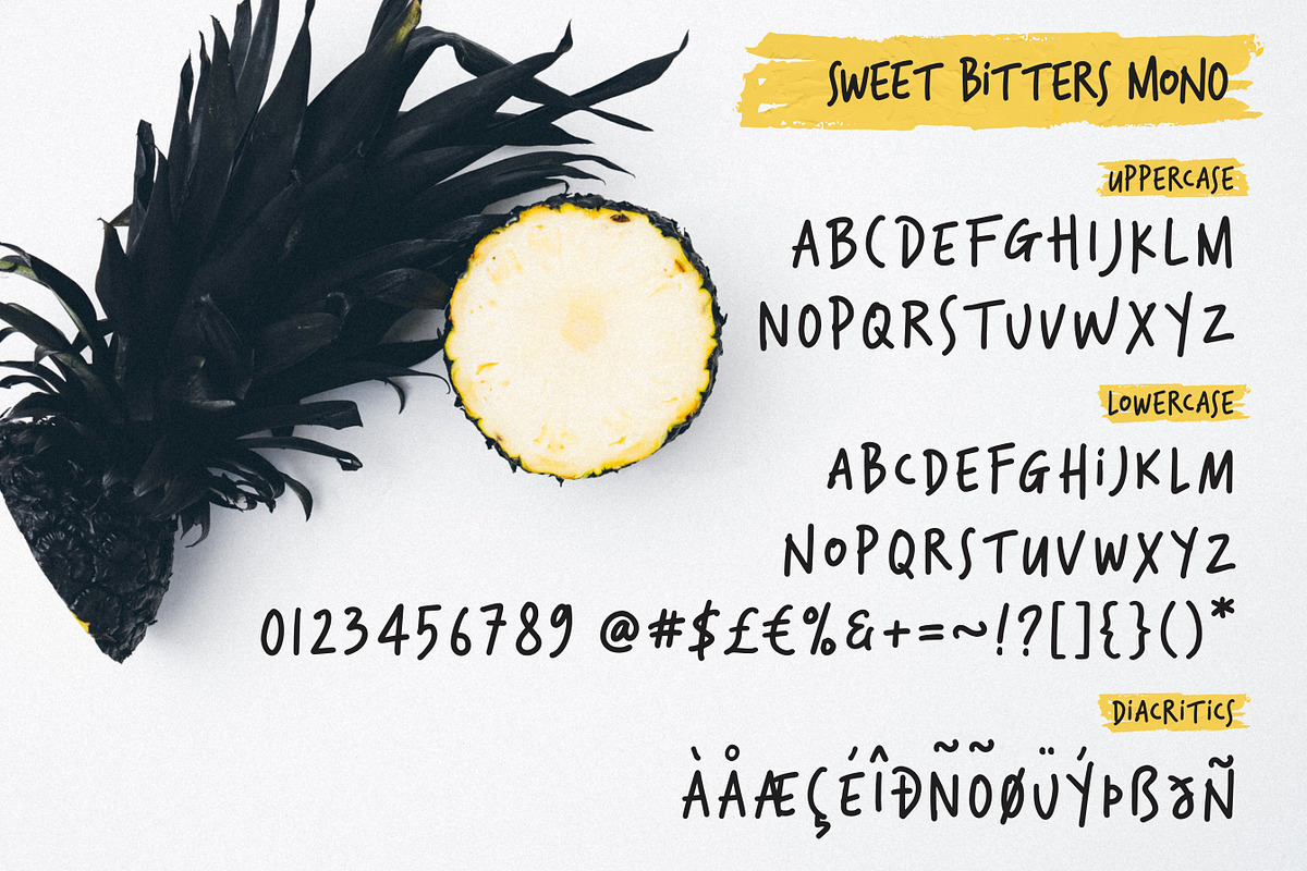 Sweet Bitters Fonts + EXTRAS! preview 3