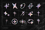 Y2K Sparkle Elements, an Object Graphic by Design Studio (Thumbnail 4 of 4)