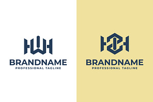 Letters HWI HZI Hexagon Logo, a Branding & Logo Template by Pray Art Design Studio