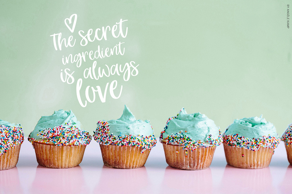 Hey Girl fun smooth brush font preview 6