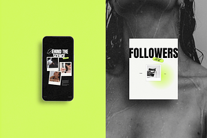 Bold Neon Social Media Templates