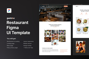 Restaurant Figma UI Template
