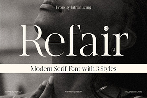 CS Refair – Modern Serif Font, a Serif Font by Craft Supply Co.