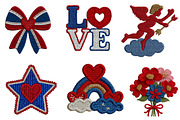 Faux Yarn Valentine Sublimation, an Illustration by CreationArt (Thumbnail 4 of 6)