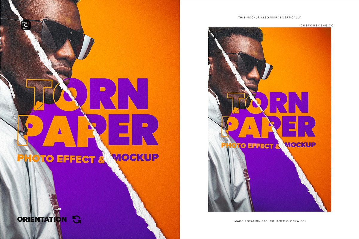 Torn Paper Photo Mockup, a Product Mockup by Custom Scene (Photo 8 of 10)