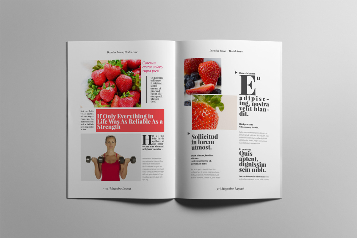 The Best Magazine Layout Design, a Magazine Template by Swayang (Photo 16 of 18)
