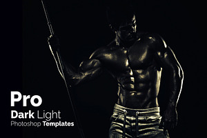 Pro Dark Light Photoshop Templates