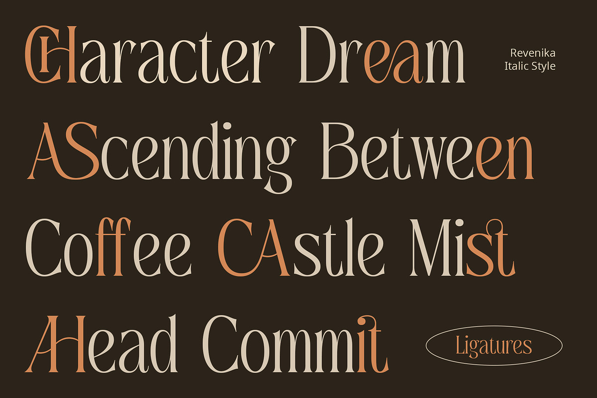 Revenika – Elegant Serif, a Serif Font by Craft Supply Co. (Photo 3 of 8)