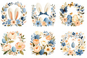Easter Wreath Clipart, an Illustration by Designworld (Thumbnail 3 of 8)