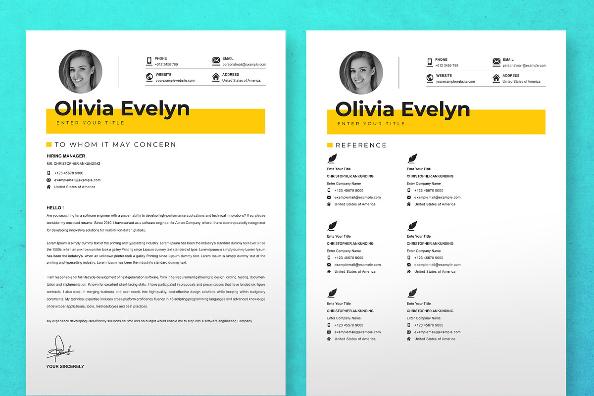 JOB WINNING RESUME - 50 TEMPLATES, a Resume Template by ResumeInventor (Photo 142 of 184)