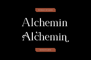 Alchemin - Advertisement Font, a Serif Font by RockboyStd (Thumbnail 9 of 12)