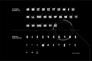 VB Veleon - Futuristic Font, a Sans Serif Font by VALIANTBROTHA (Thumbnail 2 of 9)