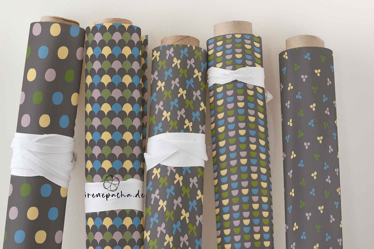 Modern Pastel Collection, a Pattern Graphic by irenepachadesign (Photo 6 of 7)