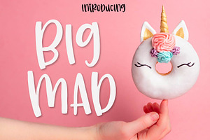 Big Mad - A Hand Lettered Font