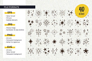 Stars & Sparkle Doodle Icons, an Outline Icon by insemar (Thumbnail 3 of 4)