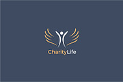Love And Care Charity Logotype., a Branding & Logo Template by lettett (Thumbnail 1 of 2)