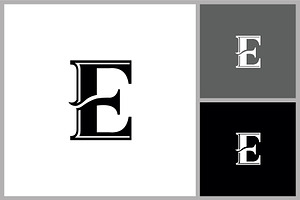 Elegant Letter E Logo, a Branding & Logo Template by quadrazo
