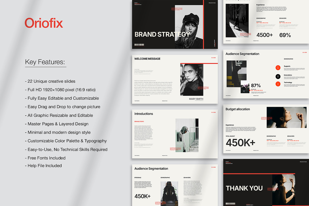 Brand Strategy Presentation Template, a Presentation Template by Oriofix (Photo 2 of 11)