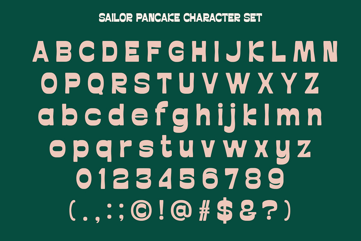 Sailor Pancake, a Symbol Font by Nathatype (Photo 9 of 11)