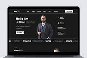 Personal Portfolio Landing Page, a Landing Page Template by Annora Studio (Thumbnail 2 of 4)