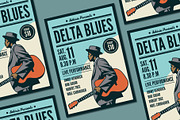 Blues Music Flyer, a Flyer Template by ashenterprise (Thumbnail 2 of 2)