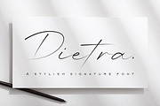 Dietra - Stylish Signature Font, a Script Font by Artkenza (Thumbnail 1 of 5)
