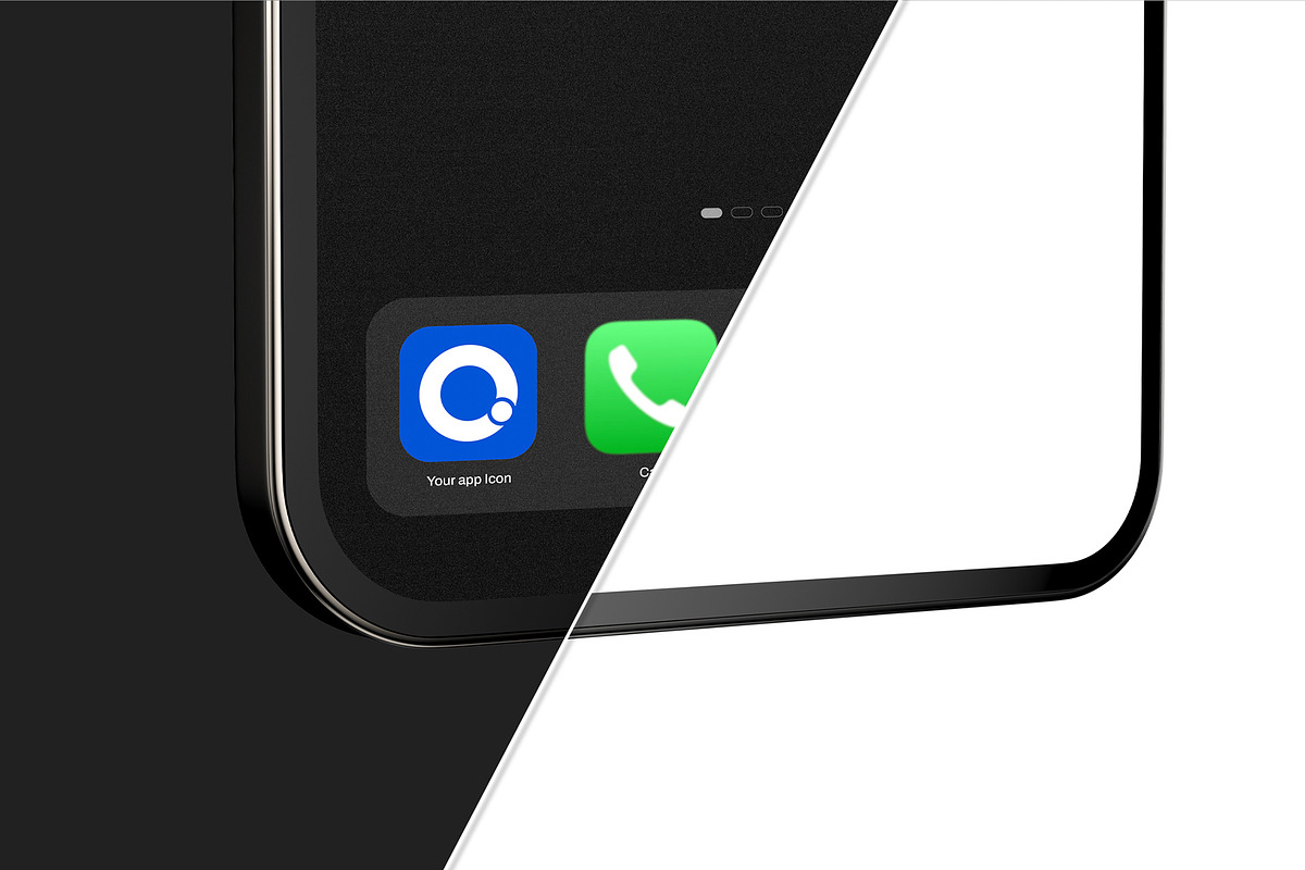 Square App Icon Branding Mockup, a Product Mockup by graphypix (Photo 3 of 4)