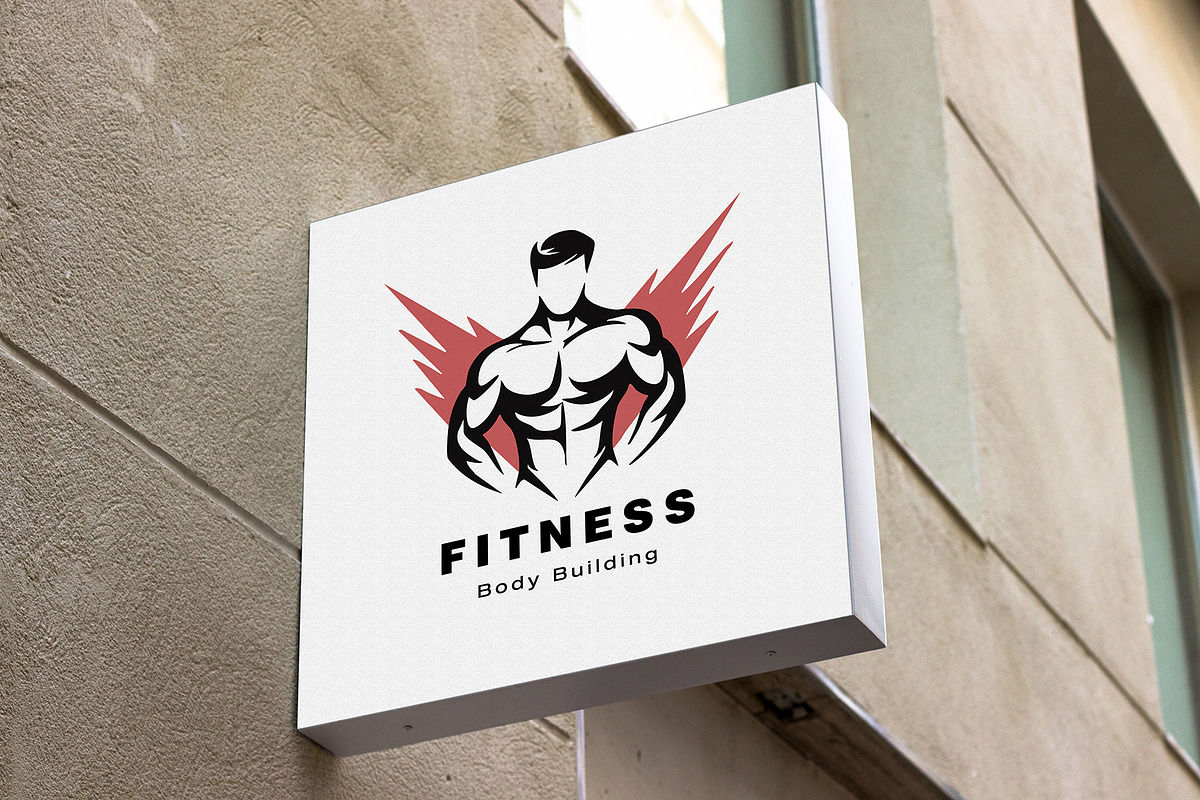 Modern Fitness & Gym Logo Template, a Branding & Logo Template by YUDesignStore (Photo 5 of 8)