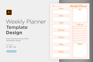 Weekly Planner Sheet Design-28