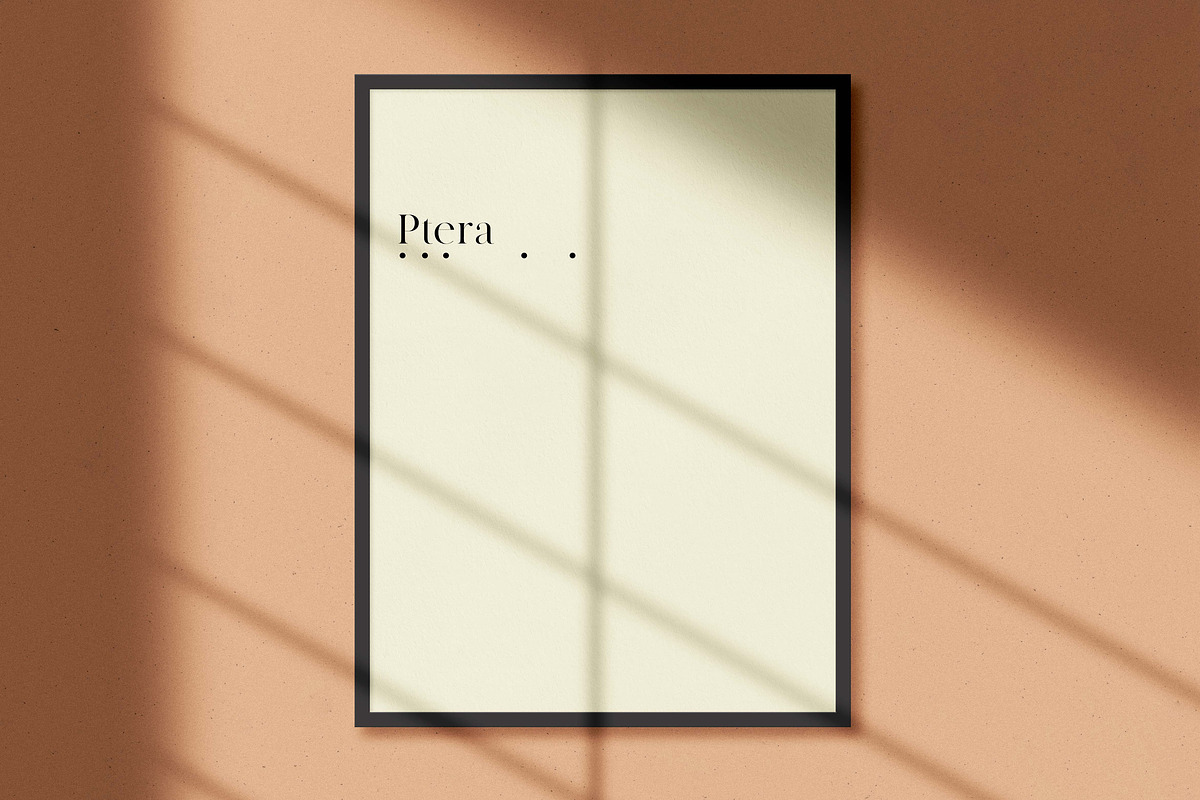 Ptera: All-in-One Poster Mockup Kit, a Print Template by Eugene Tantsurin (Photo 10 of 15)