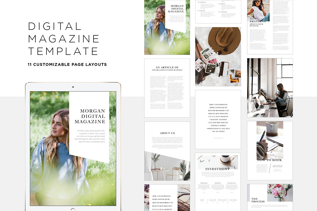 Morgan Creative Template Bundle, a Templates & Theme by Christie Evenson (Photo 4 of 11)