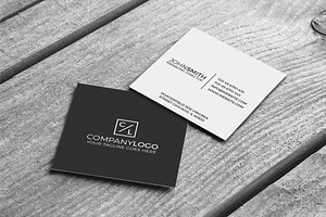 Mini Modern Minimal Business Card