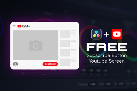 Subscribe Button on Youtube Video
