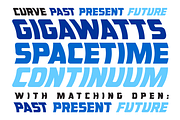 Double Back - retro sci-fi logo font, a Font by Comicraft Fonts (Thumbnail 2 of 7)