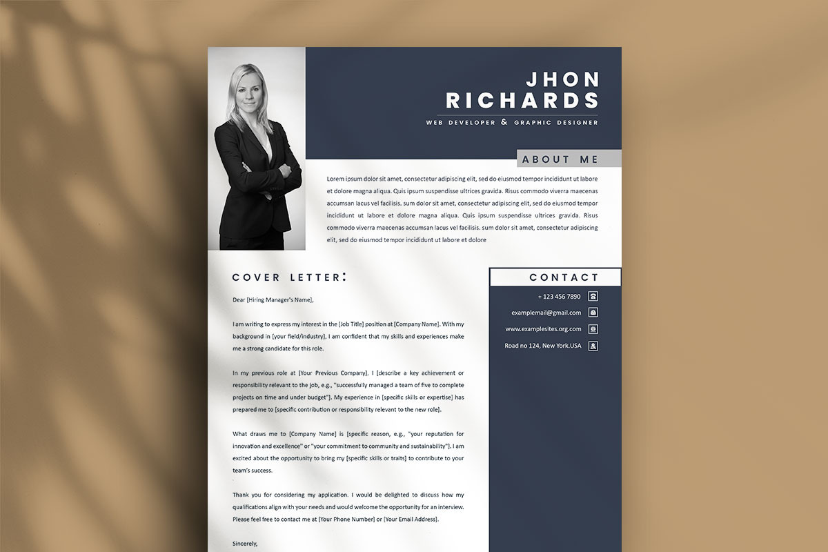 Professional resume Template, a Templates & Theme by paulresume (Photo 2 of 4)