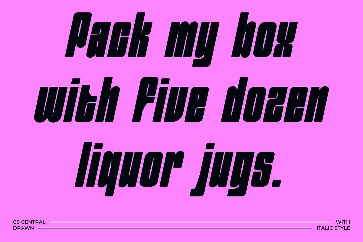 CS Central Drawn, a Sans Serif Font by Craft Supply Co. (Photo 3 of 8)