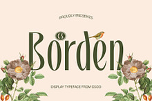 CS Borden – Elegant Font