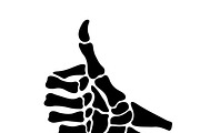 Skeleton Fingers Set, Cut Files, a Person Illustration by Watercolor_Vector Graphic (Thumbnail 5 of 16)