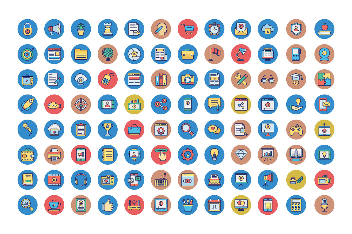 80+ Video & Blog Development Icons, an Icon by Vector Portal (Photo 2 of 4)