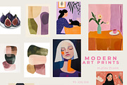 MODERN ART PRINTS GALLERY, a Background Graphic by Lana Elanor (Thumbnail 11 of 12)