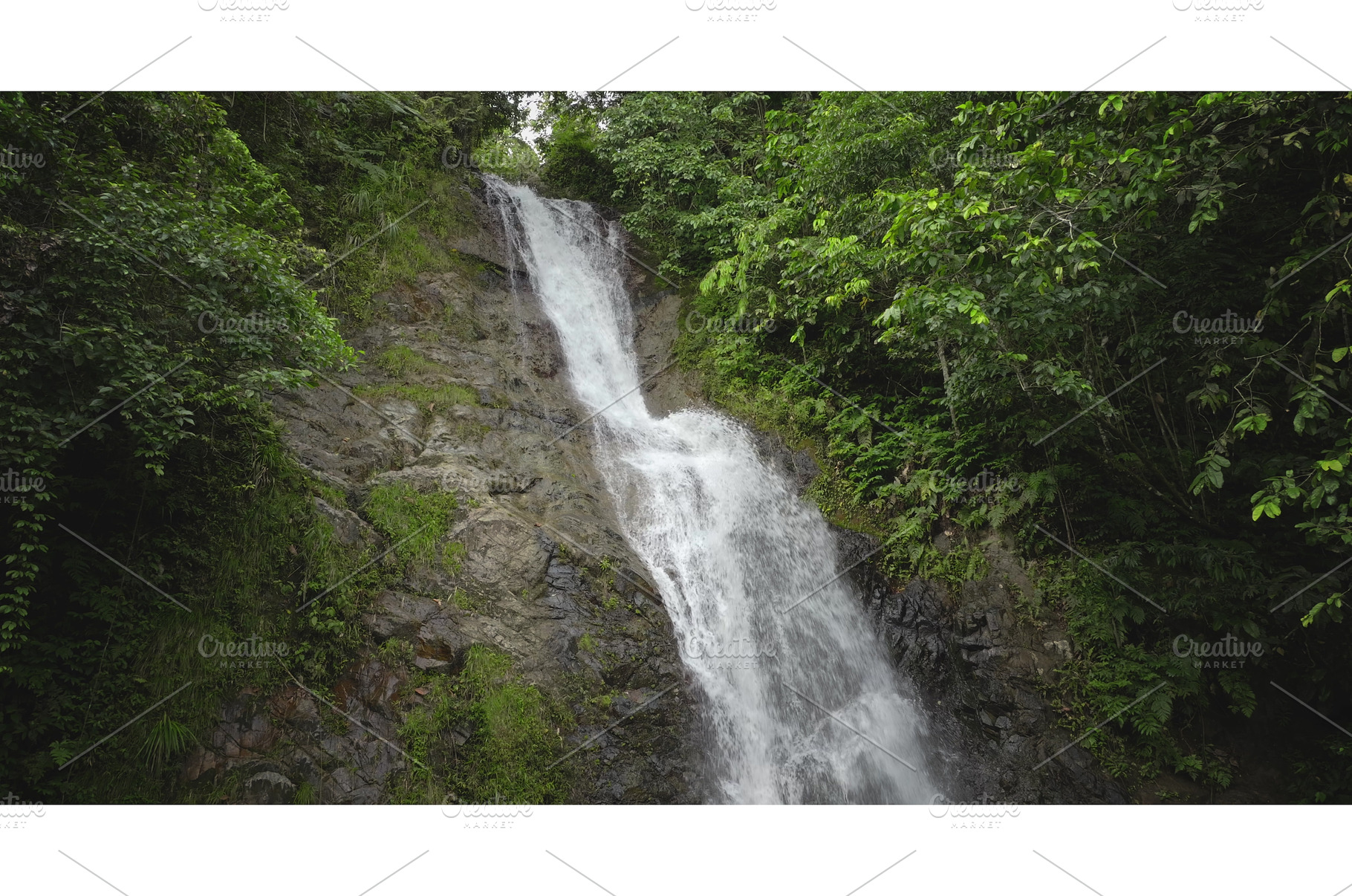 Majestic waterfall cascading down, an Animal Photo by Goinyk