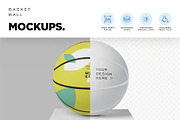 Basket Ball Mockups, a Product Mockup by megostudi0 (Thumbnail 4 of 7)