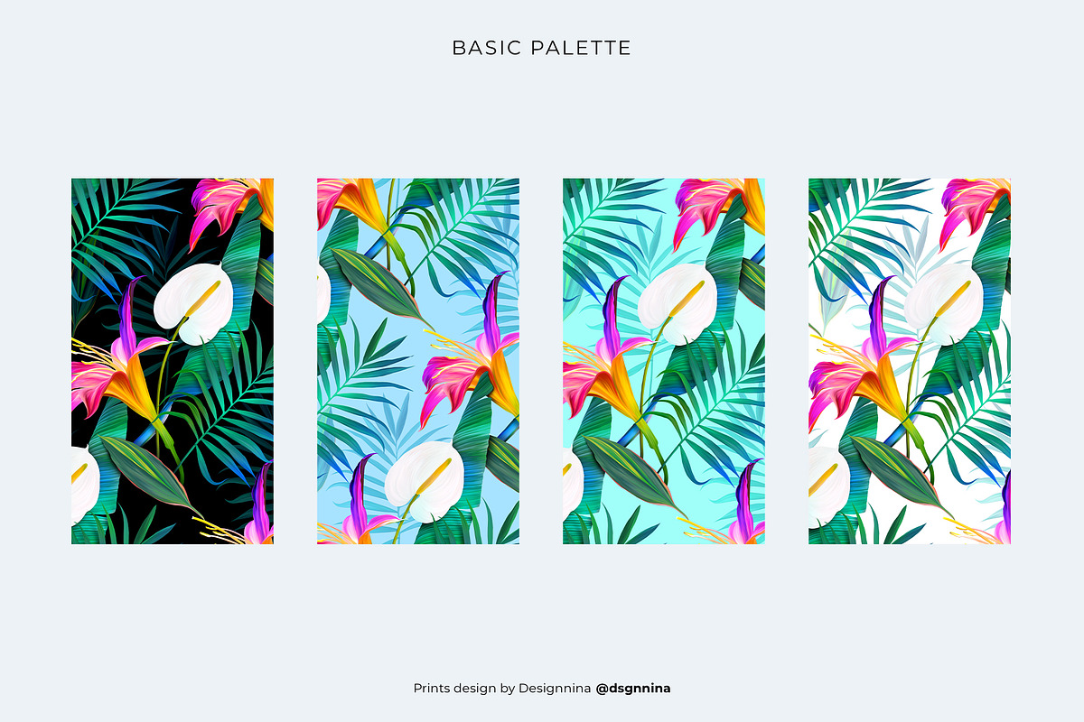 Tropicana — Luxury Seamless Pattern, a Pattern Graphic by Designnina Shop (Photo 2 of 11)
